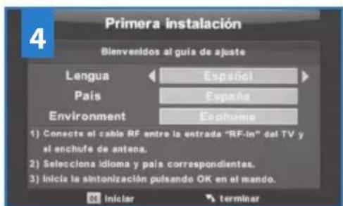 BLAUPUNKT UX32J56BTCDUGA05 - Comenzar - Configuración inicial - 4