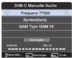 BLAUPUNKT UX32J56BTCDUGA05 - Manuelle DVB-C Suche* - - 1