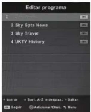 BLAUPUNKT UX32J56BTCDUGA05 - Menu de canais - 2
