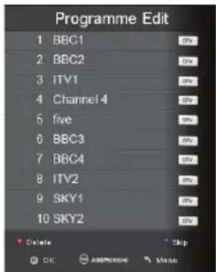BLAUPUNKT UX32J56BTCDUGA05 - Channel menu - 2