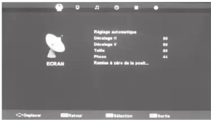 BLAUPUNKT UX32J56BTCDUGA05 - Paramètres de l'écran - 1