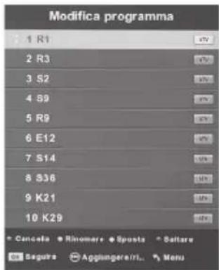 BLAUPUNKT UX32J56BTCDUGA05 - Menu canali - 2