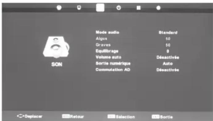 BLAUPUNKT UX32J56BTCDUGA05 - Menu Son - 1