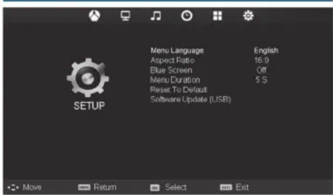 BLAUPUNKT UX26I56BTCDUGA06 - Sound menu | Time menu | Feature menu - 4