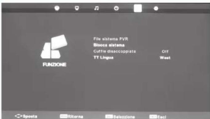 BLAUPUNKT UX26I56BTCDUGA06 - Menu proprietà - 1