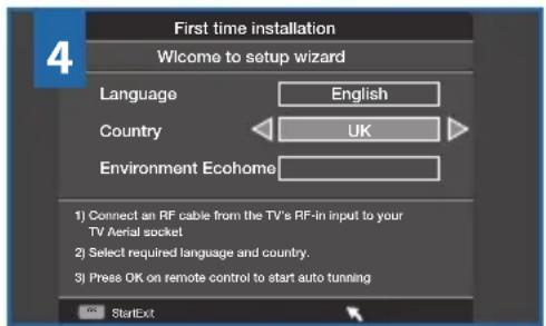 BLAUPUNKT TA21G54BTCDPG312 - Getting started - initial set up - 4