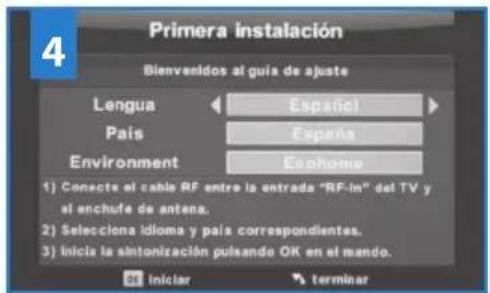 BLAUPUNKT TA21G54BTCDPG312 - Comenzar – Confi guración inicial - 4