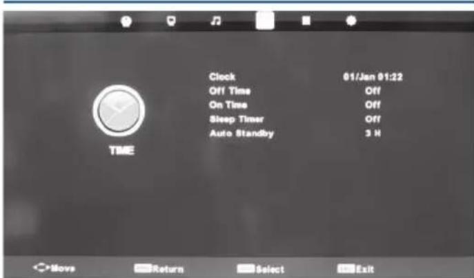 BLAUPUNKT TA21G54BTCDPG312 - Sound menu | Time menu | Feature menu - 2