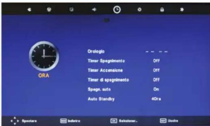 BLAUPUNKT BX42D56BFBQKUEA05 - Menu orario - 1