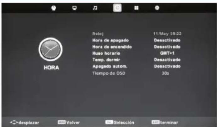 BLAUPUNKT BB32M122BBKUE740 - Menu de hora - 1