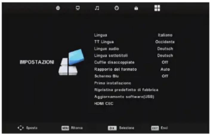 BLAUPUNKT BA32M124BBKPE826 - Impostazioni - 1