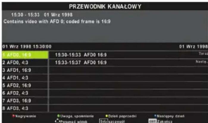 BLAUPUNKT BA32M124BBKPE826 - Siedmiodniowy program tv - 1