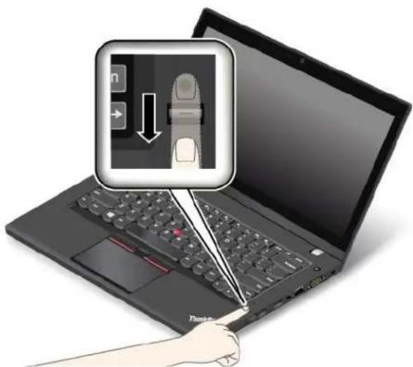 LENOVO ThinkPad L450 - Passagedudoigtsurlelecteurd'empreintesdigitales - 2