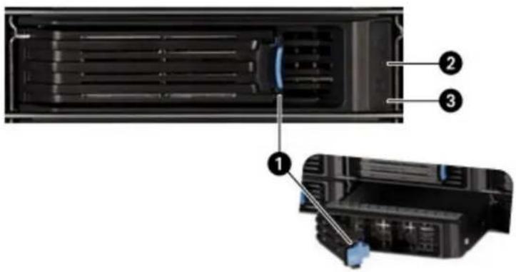 LENOVO Px12450r LifeLine 4.1 - Détails des baies de lecteur - 1