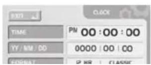 TIME PM 00:00:00 YY / MM / CO 0000 | 00 | CO FORMAT P MR | FLAGC