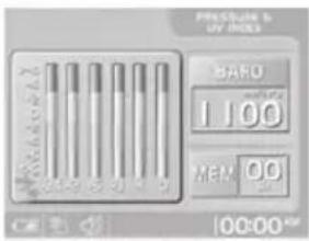 PRESSURE & UV INES BARO 1.00 MEN 00 100:00