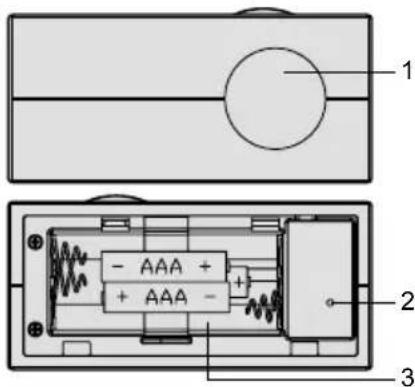 OREGON SCIENTIFIC PSS01 - VUES DE DESSUS ET DE DESSOUS - 1
