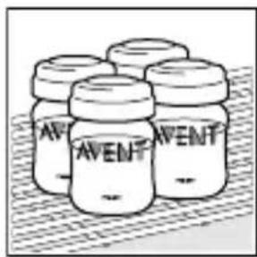 PHILIPS Avent SCF312 - Sağılmış sütünüzün saklanması - 1