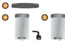 DUUX DECT baby monitor - Installation et remplacement des piles - 2