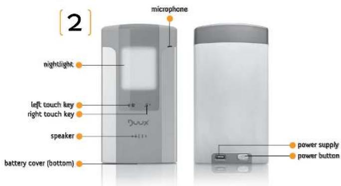 DUUX DECT baby monitor - product overview - 2