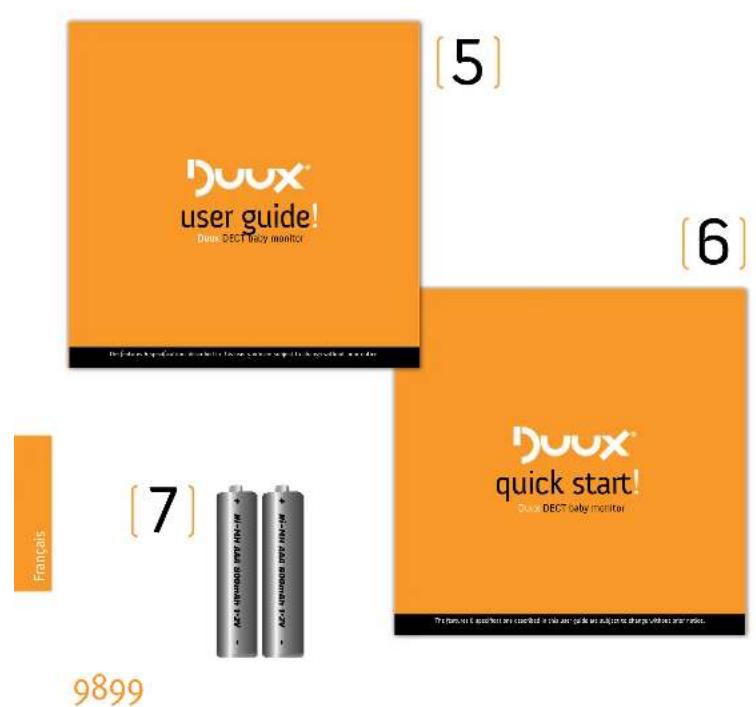 DUUX DECT baby monitor - vue d'ensemble du produit - 4