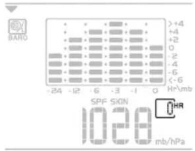 OREGON SCIENTIFIC BAR916HG - VISA BAROMETERHISTORIK - 1