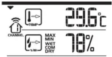 OREGON SCIENTIFIC BAR916HG - MAXIMUM / MINIMUM GEHEUGEN VOOR UVI - 1