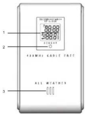 OREGON SCIENTIFIC BAR916HG - BUITENSENSOR (RTGR328N) - 1
