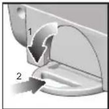 OREGON SCIENTIFIC BAR916HG - To fold out the stand: - 1