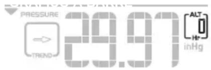 OREGON SCIENTIFIC BAR816HG - VISUALIZZARE I VALORI DEL BAROMETRO NELLE ULTIME 24 ORE - 1