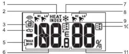 OREGON SCIENTIFIC BAR688HG - LCD DISPLAY - 2