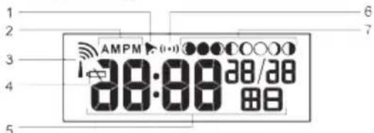 OREGON SCIENTIFIC BAR688HG - DISPLAY LCD - 4