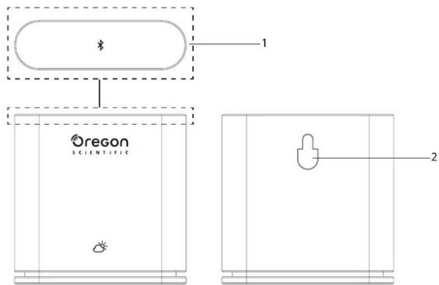 OREGON SCIENTIFIC BAR228 - VORDER- & RÜCKSEITE - 1