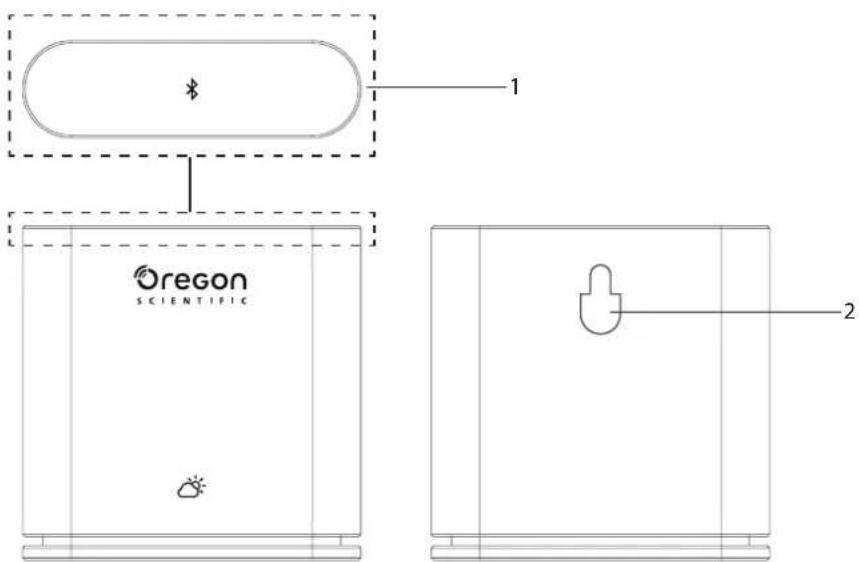 OREGON SCIENTIFIC BAR228 - VOORZIJDE & ACHTERZIJDE - 1