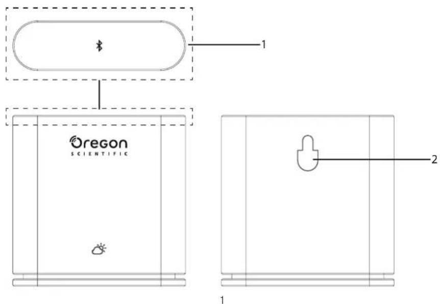 OREGON SCIENTIFIC BAR228 - 外層正面及背面圖 - 1
