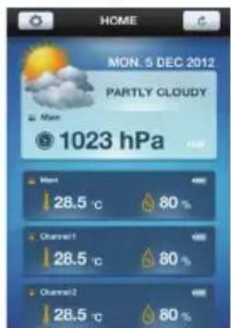 OREGON SCIENTIFIC BAR218HG - VIEW CURRENT READINGS - 2