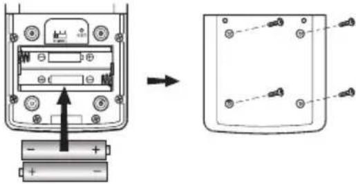 OREGON SCIENTIFIC BAR122HGN - INSERIMENTO DELLE BATTERIE E IMPOSTAZIONE DEI CANALI: UNITÀ REMOTA - 1