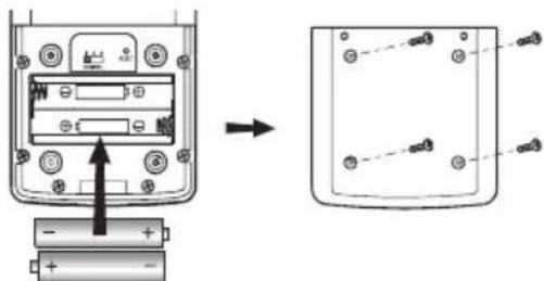 OREGON SCIENTIFIC BAR122HGN - INSTELLEN VAN DE BATTERIJEN EN VAN DE KANALEN: AFSTANDSSENSOR - 1