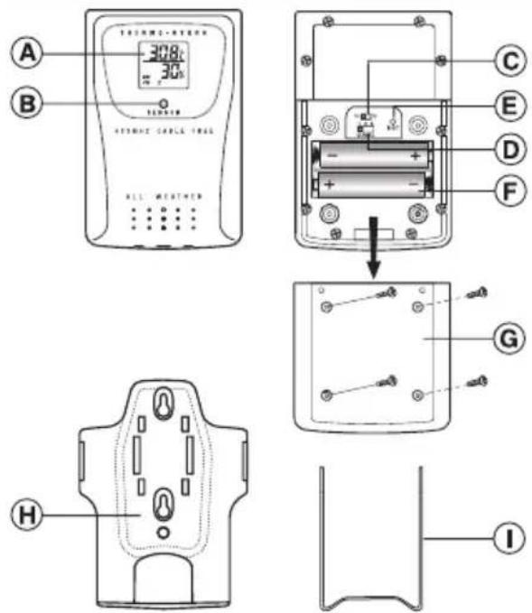 OREGON SCIENTIFIC BAR122HGN - CARATTERISTICHE: SENSORE TERMOIGROMETRO REMOTO - THGR228N - 1