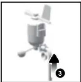 OREGON SCIENTIFIC WMR200A - AJUSTE DO SENSOR REMOTO DE VENTO - 3