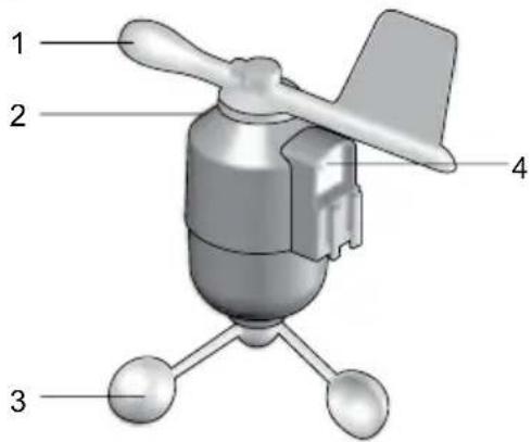 OREGON SCIENTIFIC WMR200A - WINDSENSOR - 1
