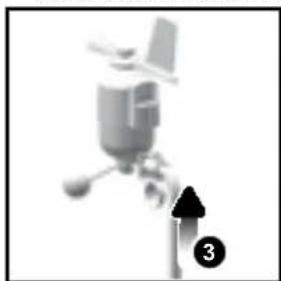 OREGON SCIENTIFIC WMR200A - INSTALACION DEL SENSOR DE VIENTO - 3