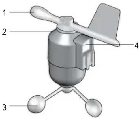 OREGON SCIENTIFIC WMR200A - WIND SENSOR - 1