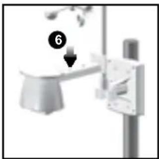 OREGON SCIENTIFIC WMR200A - ALTERNATIEVE OPSTELLING: WINDSENSOR OP EEN BESTAAANDE PAAL - 4