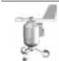 OREGON SCIENTIFIC WMR200A - SENSOR DE VENTO / SENSOR DE TEMPERATURA / UMIDADE - 1