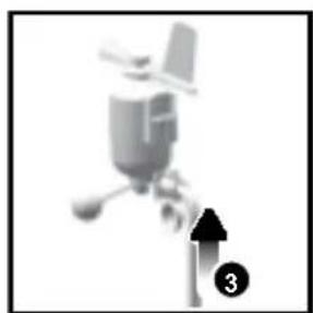 OREGON SCIENTIFIC WMR200A - INSTALLATION DE L'ANEMOMETRE - 3