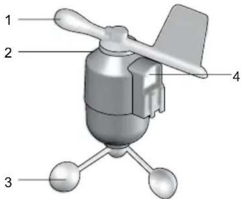 OREGON SCIENTIFIC WMR200A - SENSOR DE VENTO - 1