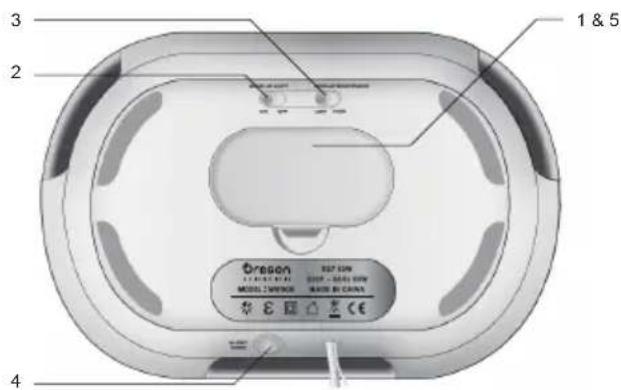 OREGON SCIENTIFIC WS902 - UNDERSIDA - 1