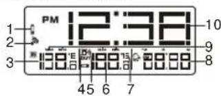 OREGON SCIENTIFIC EW98 - Display de LCD - 1