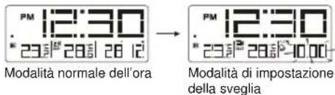 OREGON SCIENTIFIC EW98 - IMPOSTAZIONE DELL'ORA DELLA SVEGLIA - 1